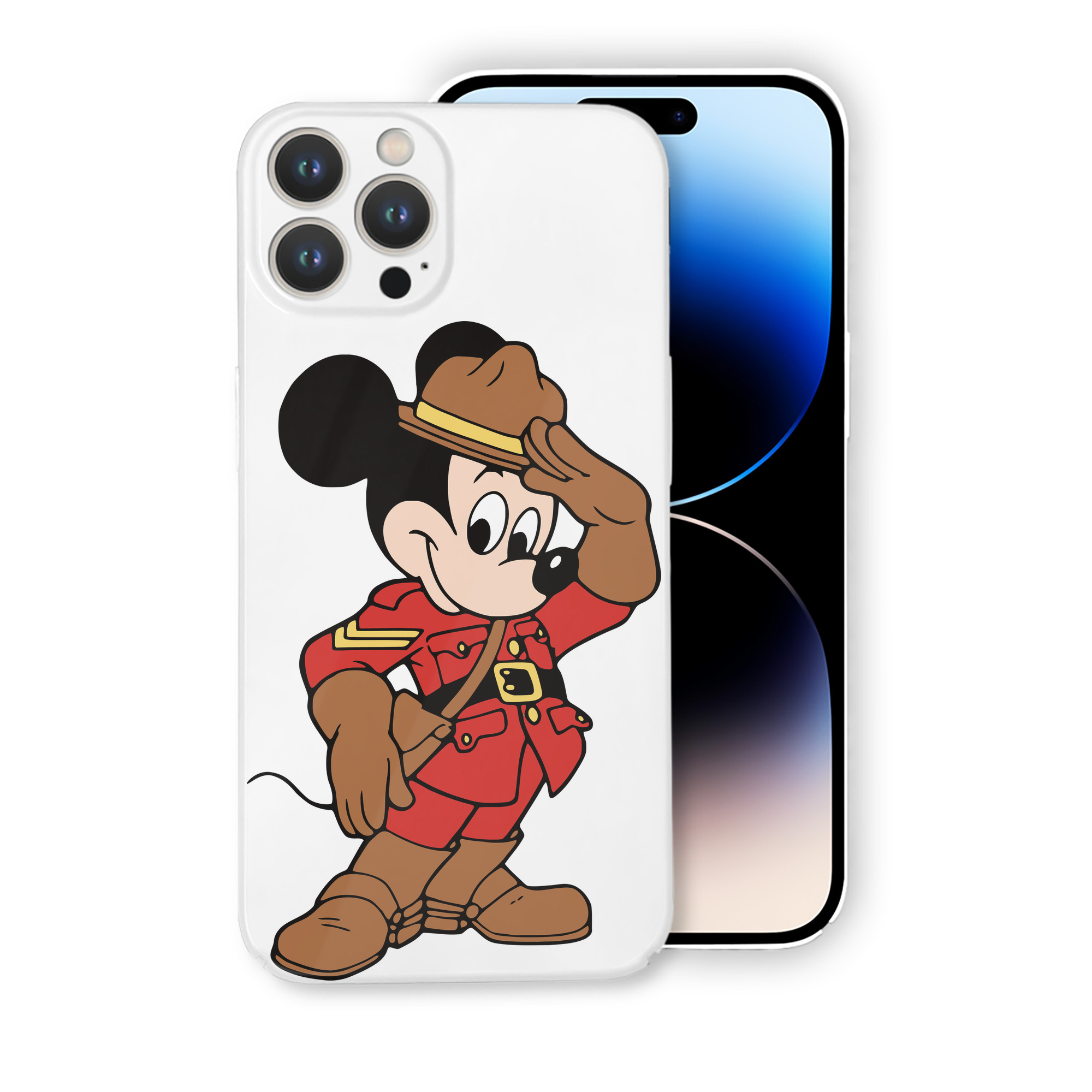 （画像用） ミッキーマウス Mickey Mouse 【iPhone 14シリーズ対応】ハードケース
